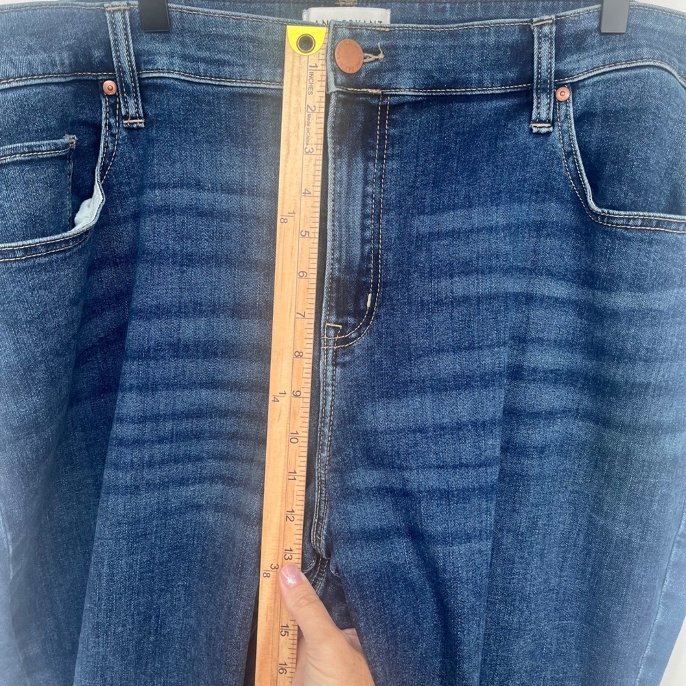 Lane Bryant‎ Straight Leg Jeans Womens 24 Blue Flex Magic Waistband Relaxed Fit - Picture 5 of 10